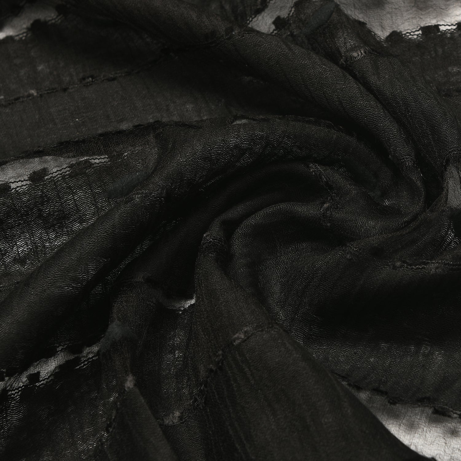 Modal-Seide-Schal, Streifendesign, 175x60 cm, Lila