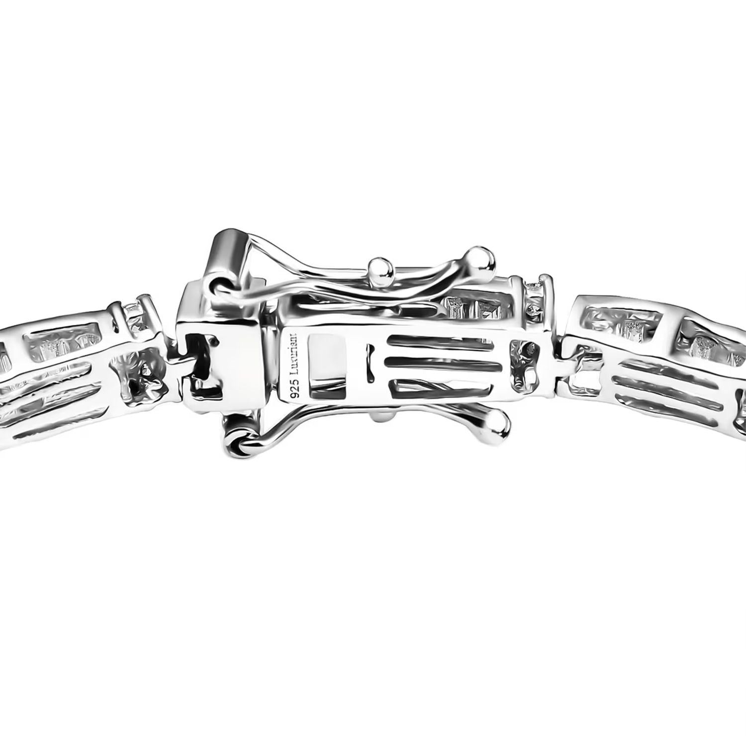 LUXURIANT DIAMOND - Lab Grown Diamant SI-GH Armband ca. 18.5 cm 925 Silber Rhodiniert (10-15 Werktage Lieferzeit) ca. 4.00 ct