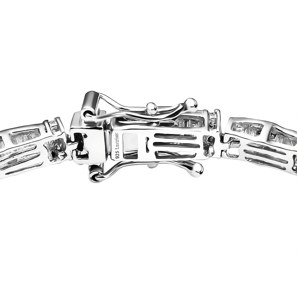 LUXURIANT DIAMOND - Lab Grown Diamant SI-GH Armband ca. 18.5 cm 925 Silber Rhodiniert (10-15 Werktage Lieferzeit) ca. 4.00 ct