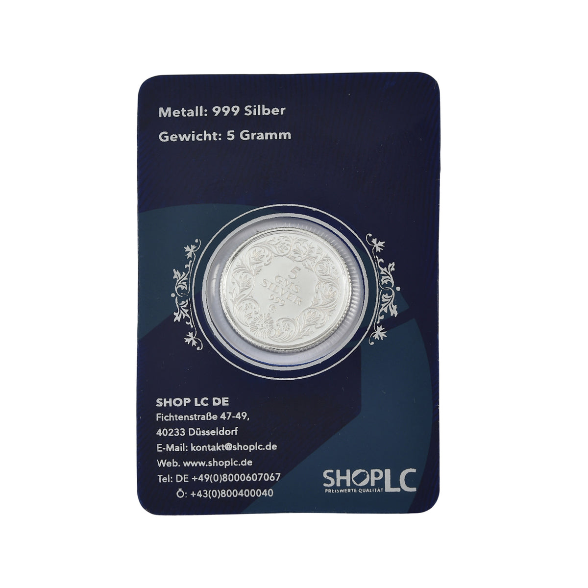 999 Silber Schmuckzubehör 5,00g
