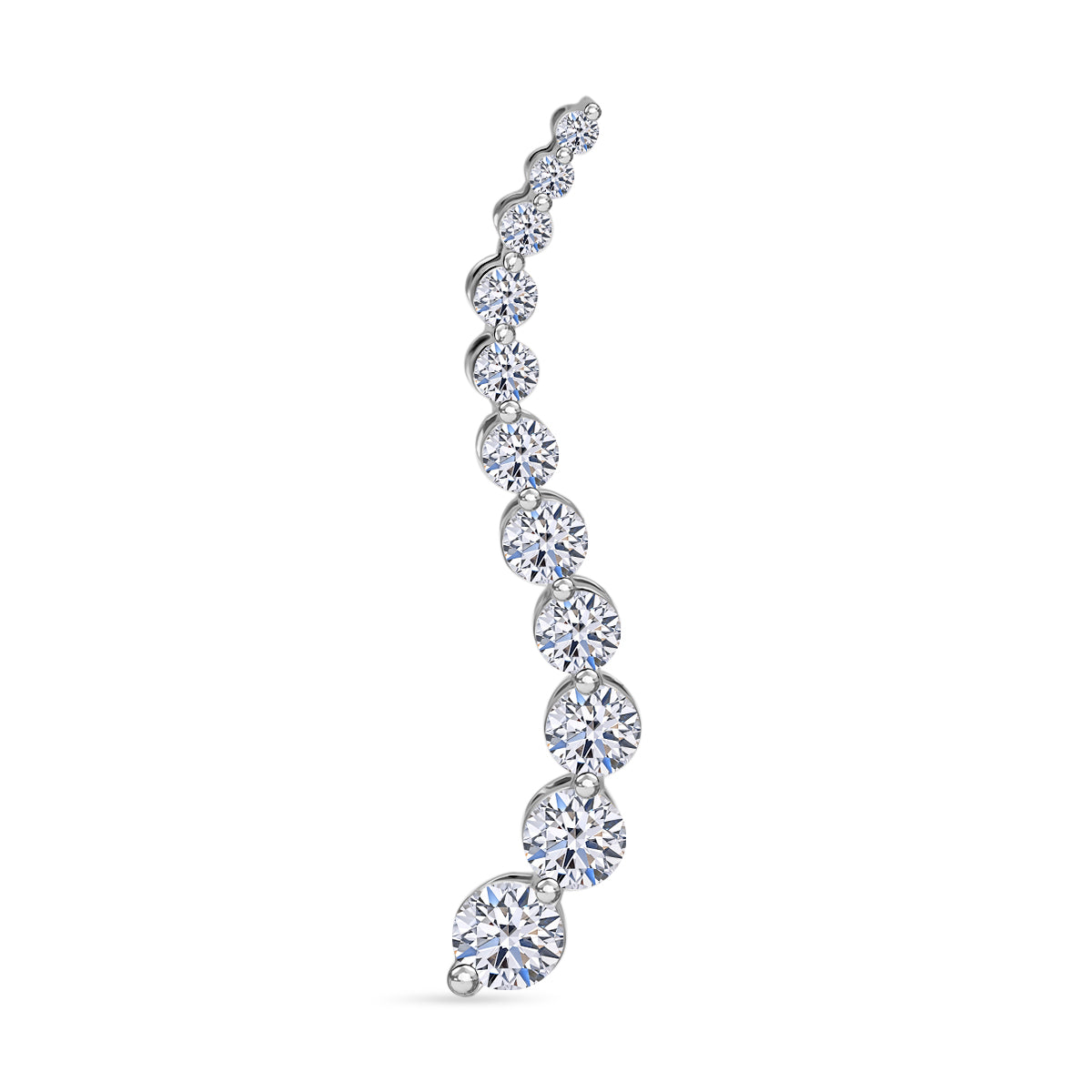 LUXURIANT DIAMOND - Lab Grown Diamant VS-EF SGL zertifiziert Anhänger 950 Platin ca. 1,00 ct.