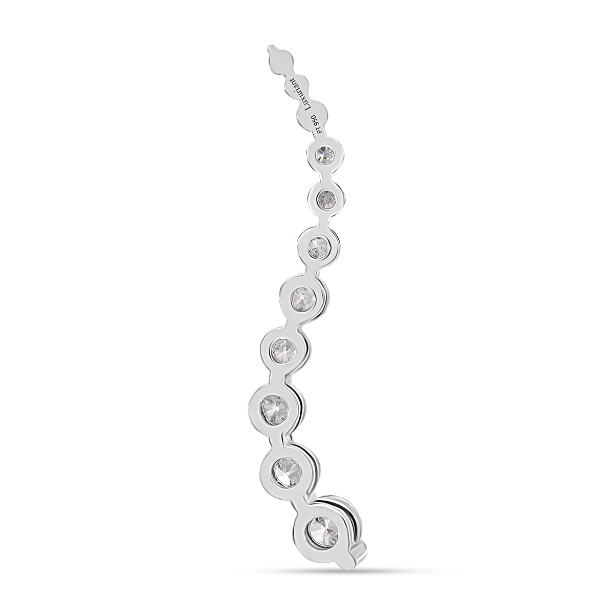 LUXURIANT DIAMOND - Lab Grown Diamant VS-EF SGL zertifiziert Anhänger 950 Platin ca. 1,00 ct.