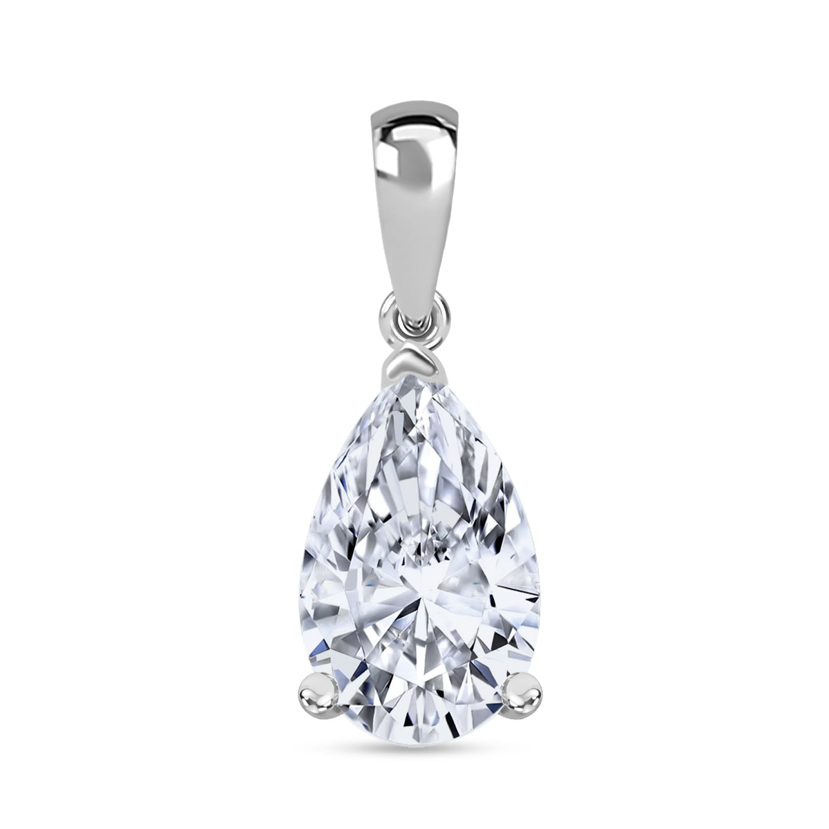 LUXURIANT DIAMOND - Lab Grown Diamant VS-EF IGI zertifiziert Anhänger 950 Platin ca. 3,00 ct.