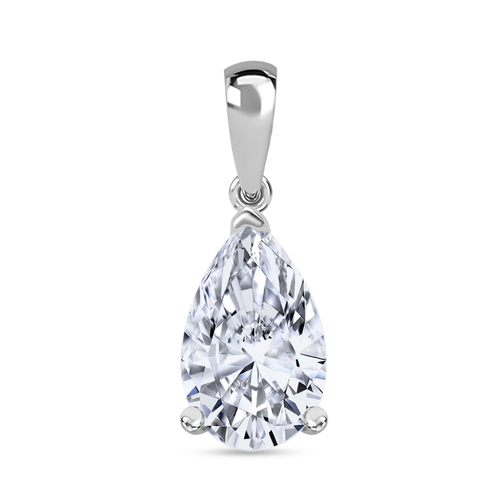 LUXURIANT DIAMOND - Lab Grown Diamant VS-EF IGI zertifiziert Anhänger 950 Platin ca. 3,00 ct.