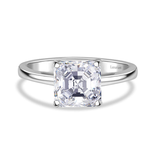 LUXURIANT DIAMOND - Lab Grown Diamant VS-EF IGI zertifiziert Ring 950 Platin (Größe 17.00) ca. 3.00 ct