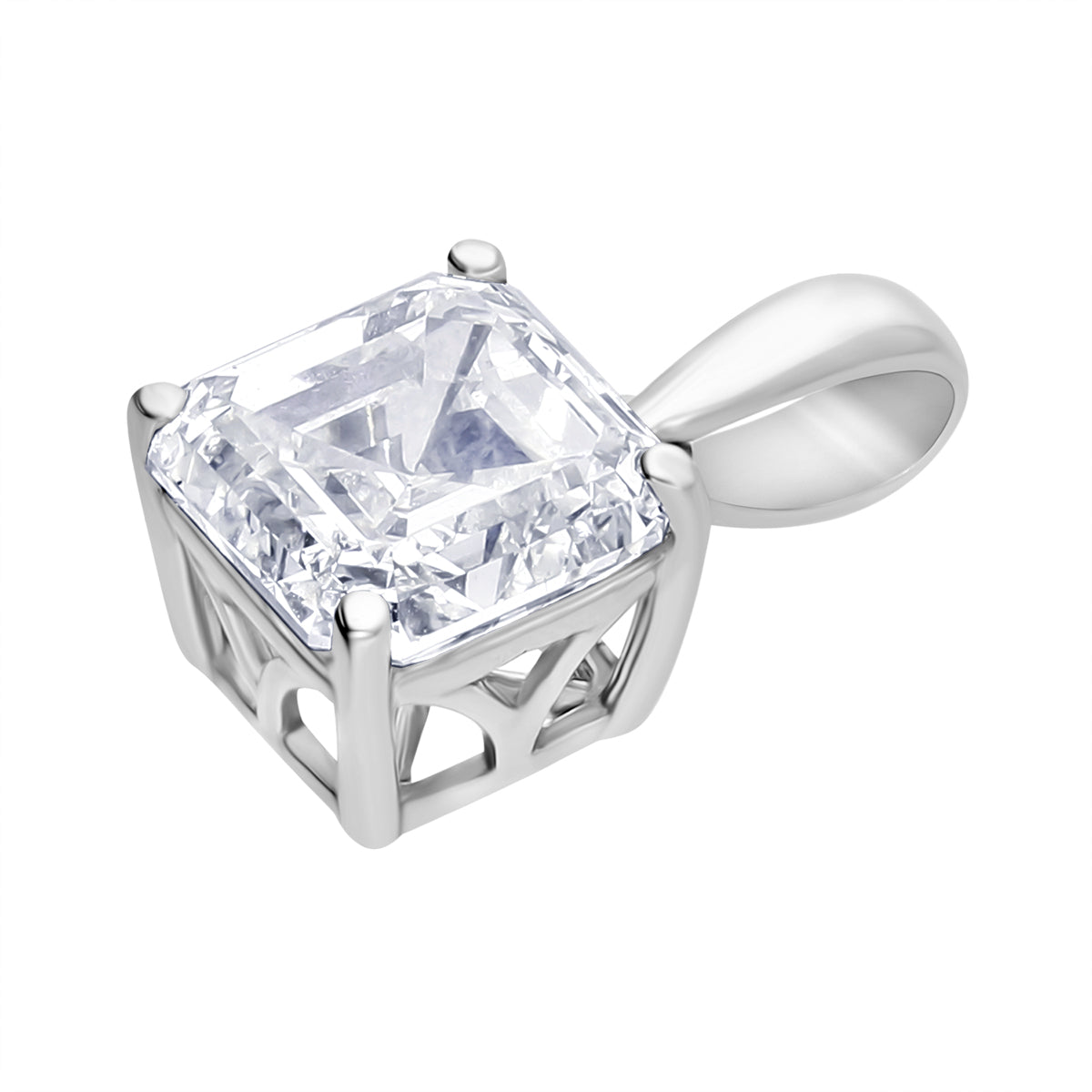 LUXURIANT DIAMOND - Lab Grown Diamant VS-EF IGI zertifiziert Anhänger 950 Platin ca. 3,00 ct.