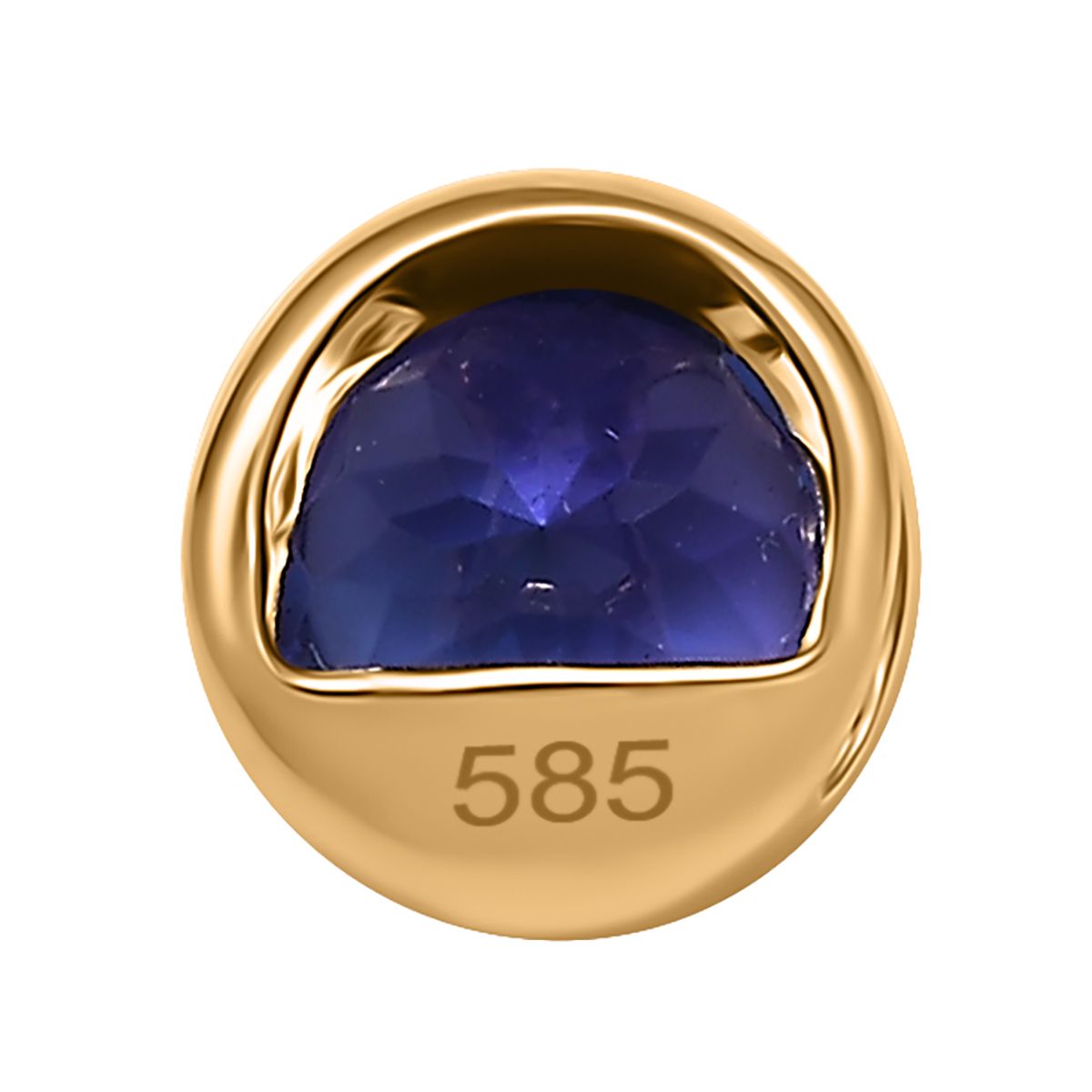 AAAA Tansanit Anhänger 585 Gold ca. 0,90 ct.