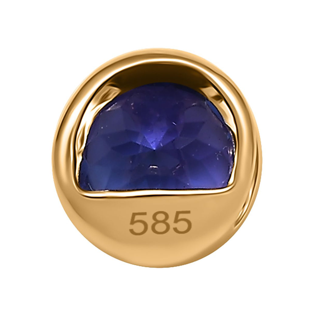 AAAA Tansanit Anhänger 585 Gold ca. 0,90 ct.