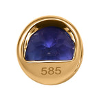 AAAA Tansanit Anhänger 585 Gold ca. 0,90 ct.