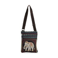 Crossbody Tasche mit Elefantenmuster und verstellbarer Gurt, 21×28 cm