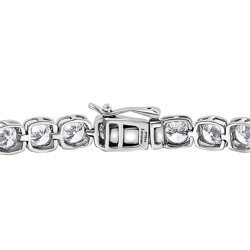 LUXURIANT DIAMOND - Lab Grown Diamant VS-EF SGL zertifiziert Armband ca. 19 cm 950 Platin ca. 10.00 ct