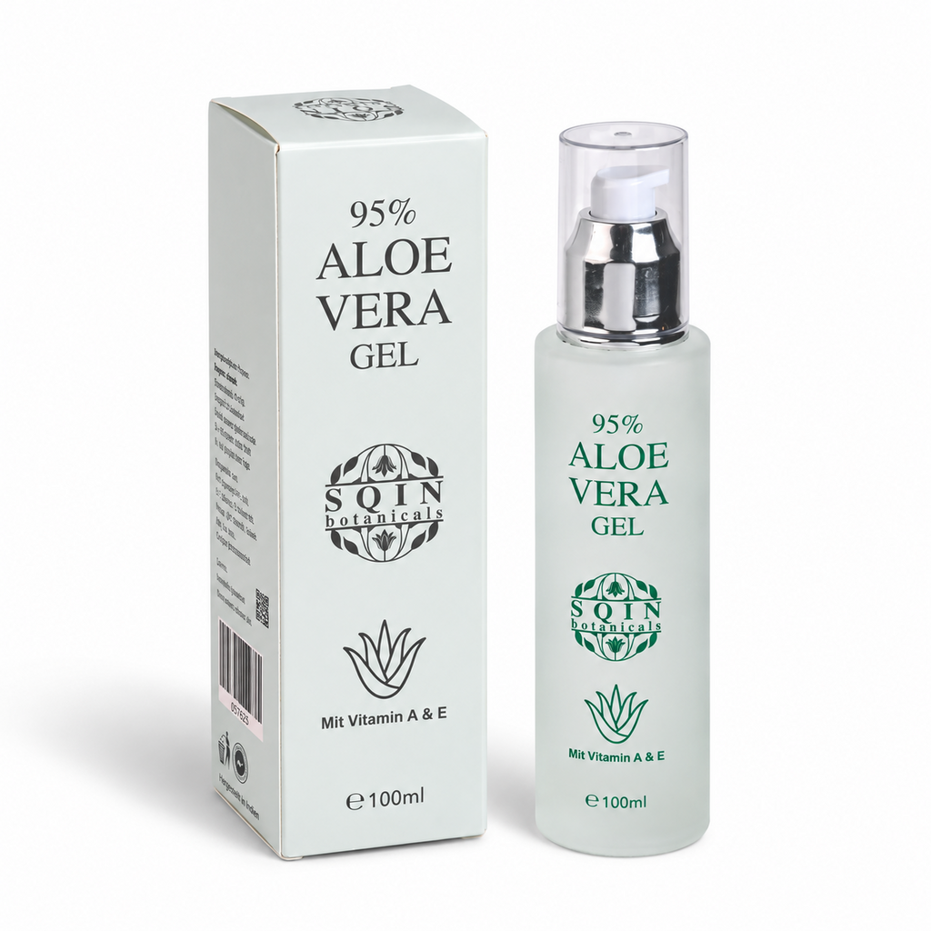 SQIN Botanicals Aloe-Vera-Gel mit Vitamin A und E, 100ml