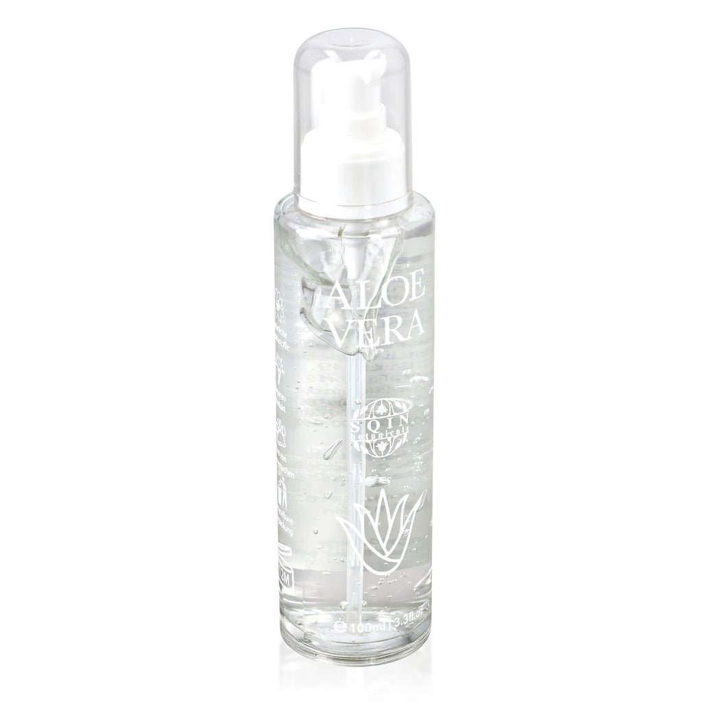Aloe Vera Gel, Naturreine Feuchtigkeitspflege für die Haut, 100 ml