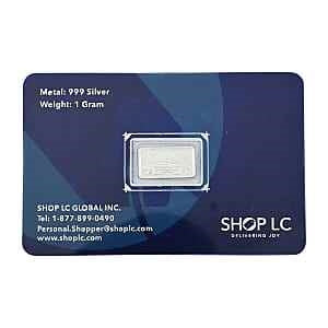 EXKLUSIVES GESCHENK 999 Silber USA-Papiergeld-motiv Barren, ca. 1,00g