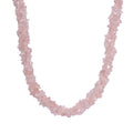 Rosenquarz Halskette, 50 cm - 370 ct.