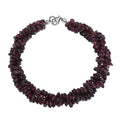 Rotes Granat Armband, 19 cm - 120 ct.