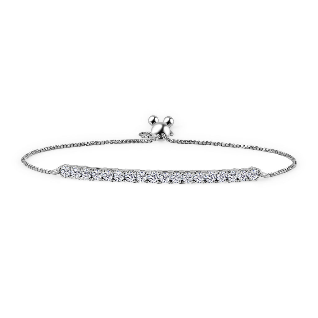 LUXURIANT DIAMOND - Lab Grown Diamant SI-GH Armband ca. 26.75 cm 925 Silber Rhodiniert ca. 1,00 ct.