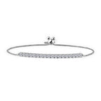 LUXURIANT DIAMOND - Lab Grown Diamant SI-GH Armband ca. 26.75 cm 925 Silber Rhodiniert ca. 1,00 ct.