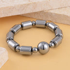 Terahertz Armband, flexibel, ca. 150.00 ct