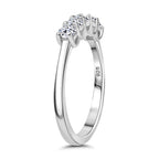 LUXURIANT DIAMOND - Lab Grown Diamant SI-GH SGL zertifiziert Ring 925 Silber 750 Gelbgold Vermeil (Größe 20.00) ca. 0.52 ct