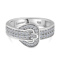 LUXURIANT DIAMOND - Lab Grown Diamant SI-GH Ring 925 Silber rhodiniert (Größe 17.00) ca. 0,50 ct