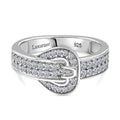 LUXURIANT DIAMOND - Lab Grown Diamant SI-GH Ring 925 Silber rhodiniert (Größe 17.00) ca. 0,50 ct