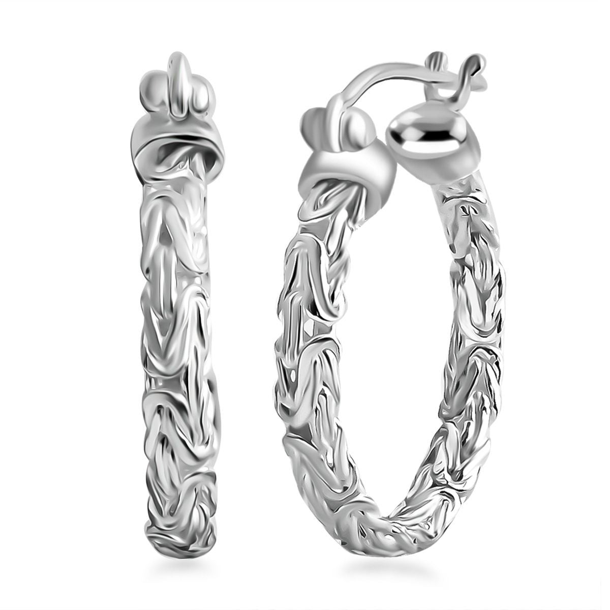Royal Bali - Königsohrringe, 925 Silber, 6,50g