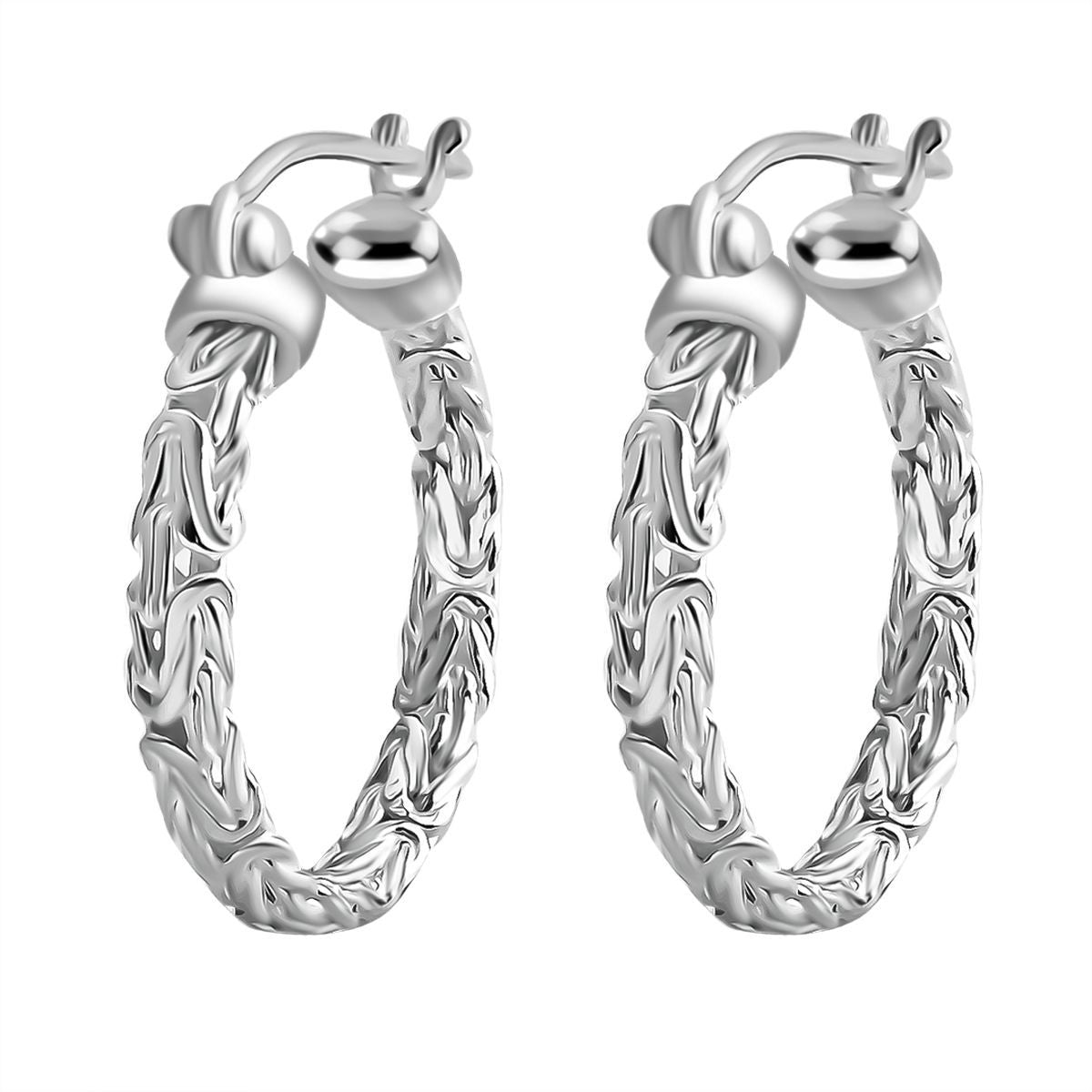Royal Bali - Königsohrringe, 925 Silber, 6,50g