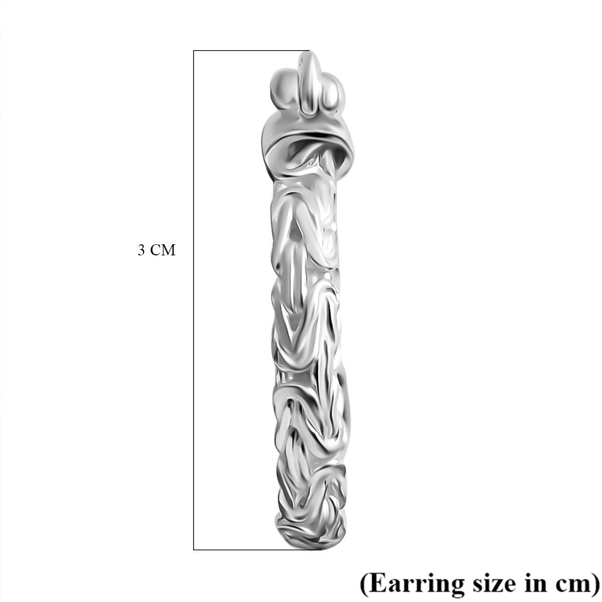 Royal Bali - Königsohrringe, 925 Silber, 6,50g