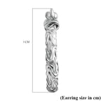 Royal Bali - Königsohrringe, 925 Silber, 6,50g