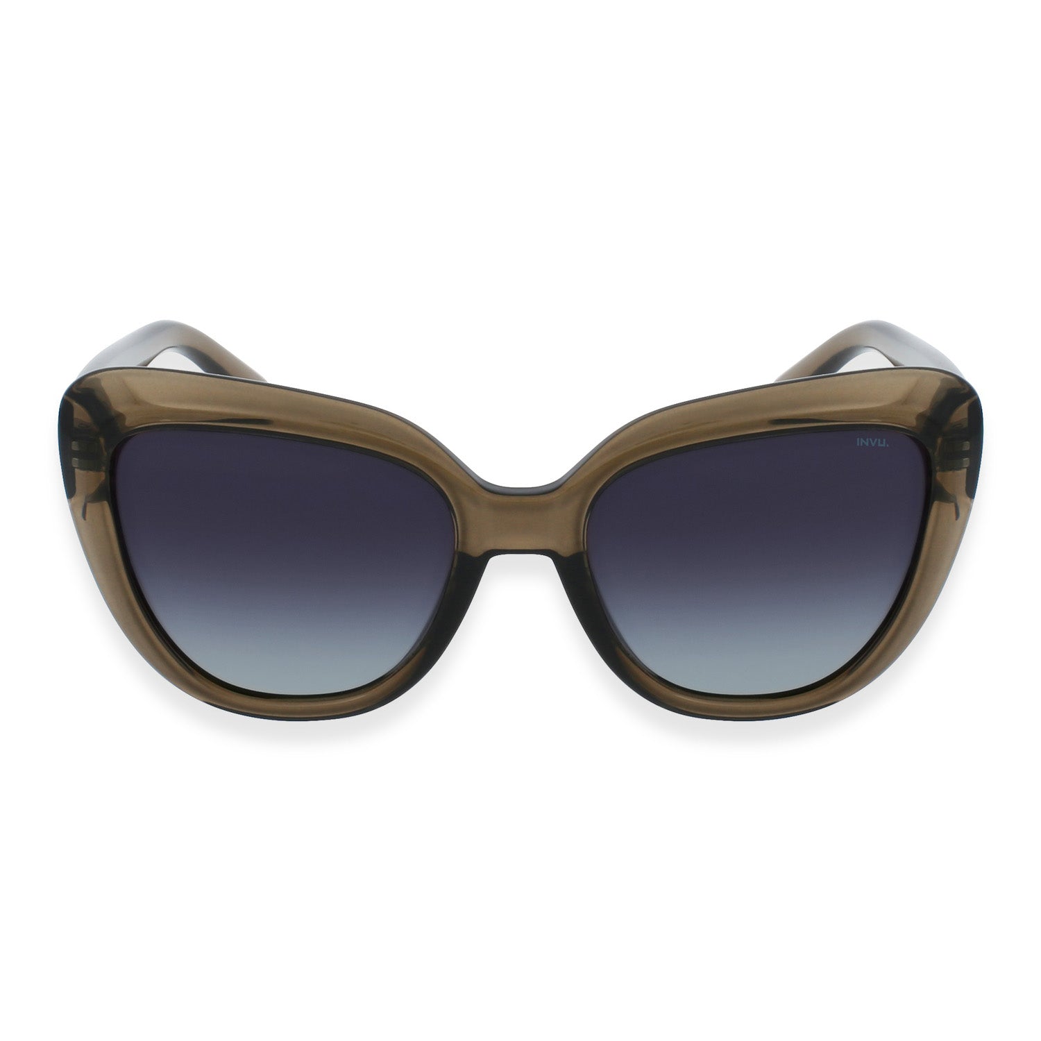 SOLE & LUCE - Swiss Eyewear, Transparente Poliriesende Sonnenbrille, UV400, Grau