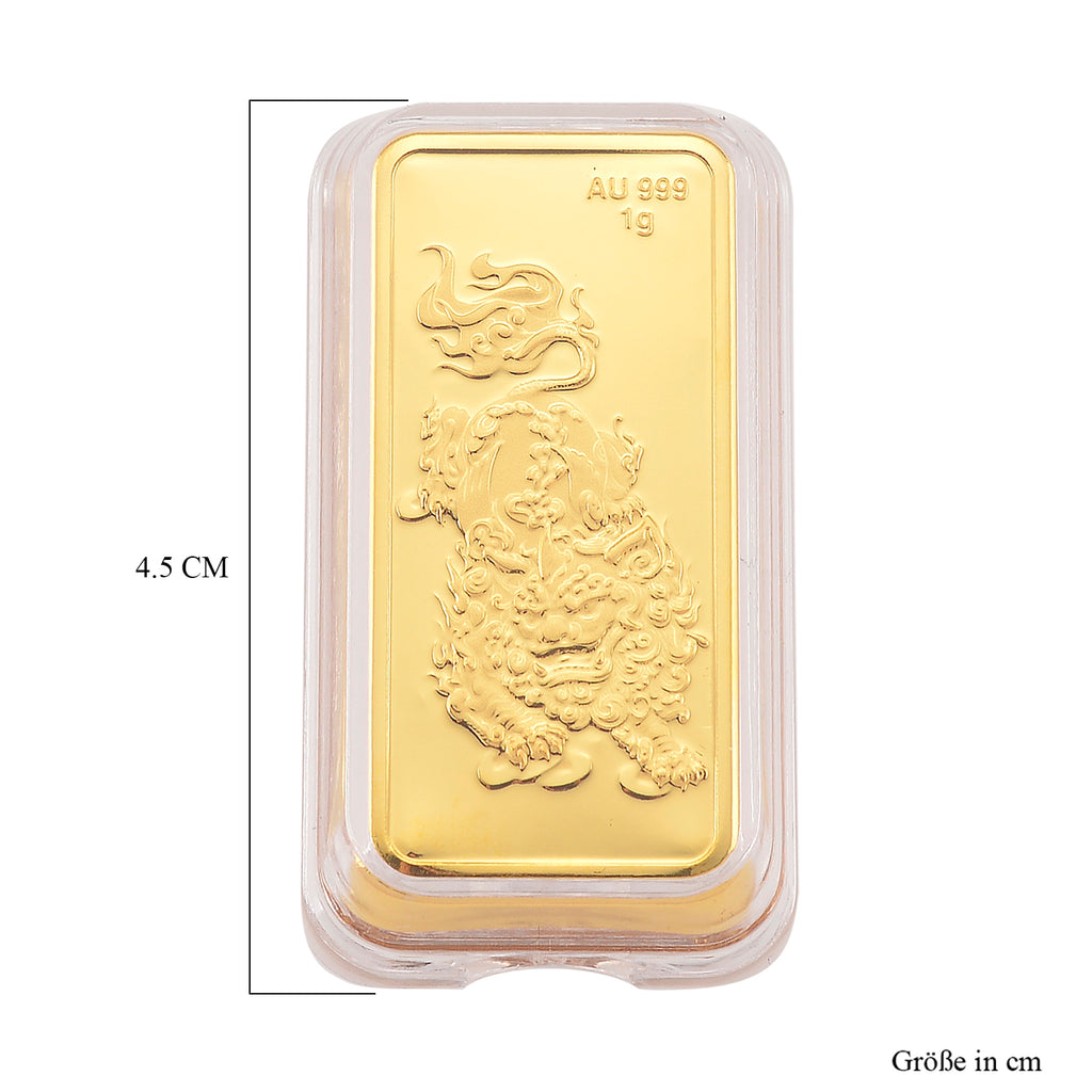 999er Golbarren, Pixiu-Motiv, 1,00g
