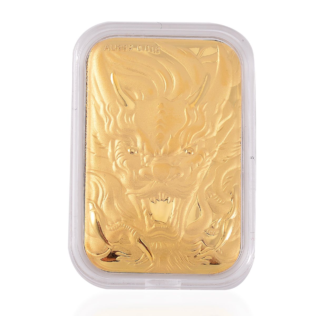 EXKLUSIVES GESCHENK - 999er Goldfolie mit Drachen-Motiv 10mg