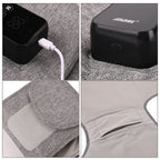Pneumatischer Bein-Massager mit 3 Modi, 3 Intensitätsstufen und 5 Heizstufen, 31x9x24 cm