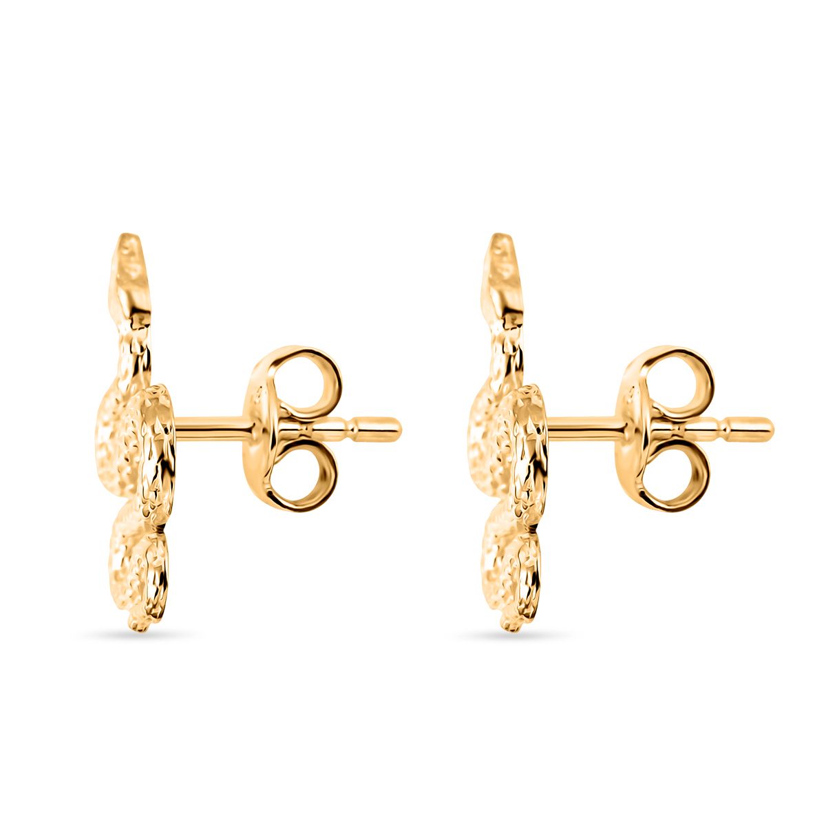 375 Gold Schlange Ohrringe 1,82g