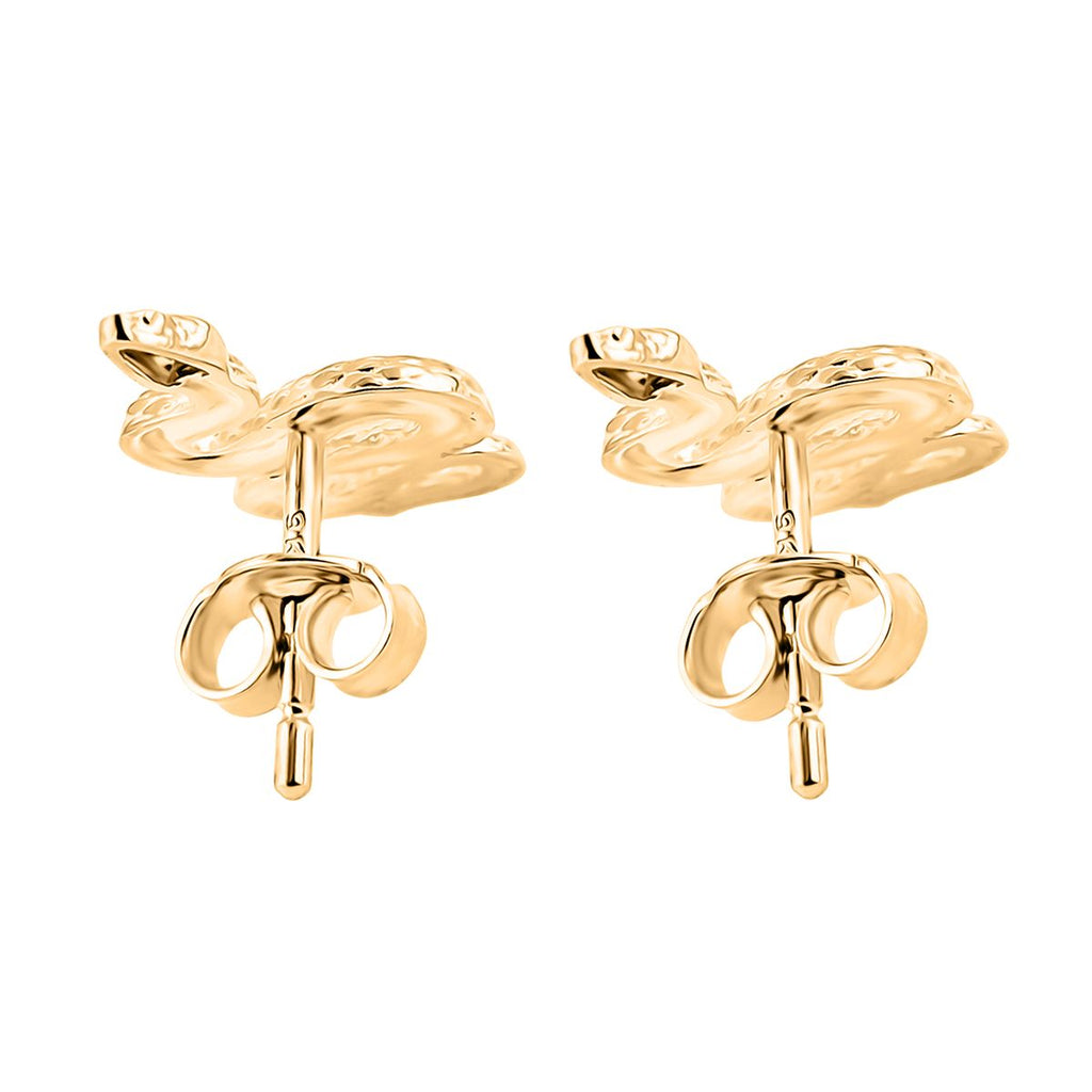 375 Gold Schlange Ohrringe 1,82g