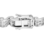 LUXURIANT DIAMOND - Lab Grown Diamant SI-GH Armband ca. 19 cm 925 Silber rhodiniert ca. 4,50 ct.