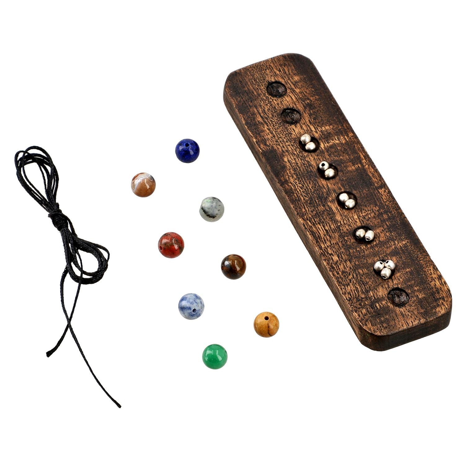 Planeten DIY-Armband-Set mit Edelsteinperlen und Zubehör - zum Selbstgestalten