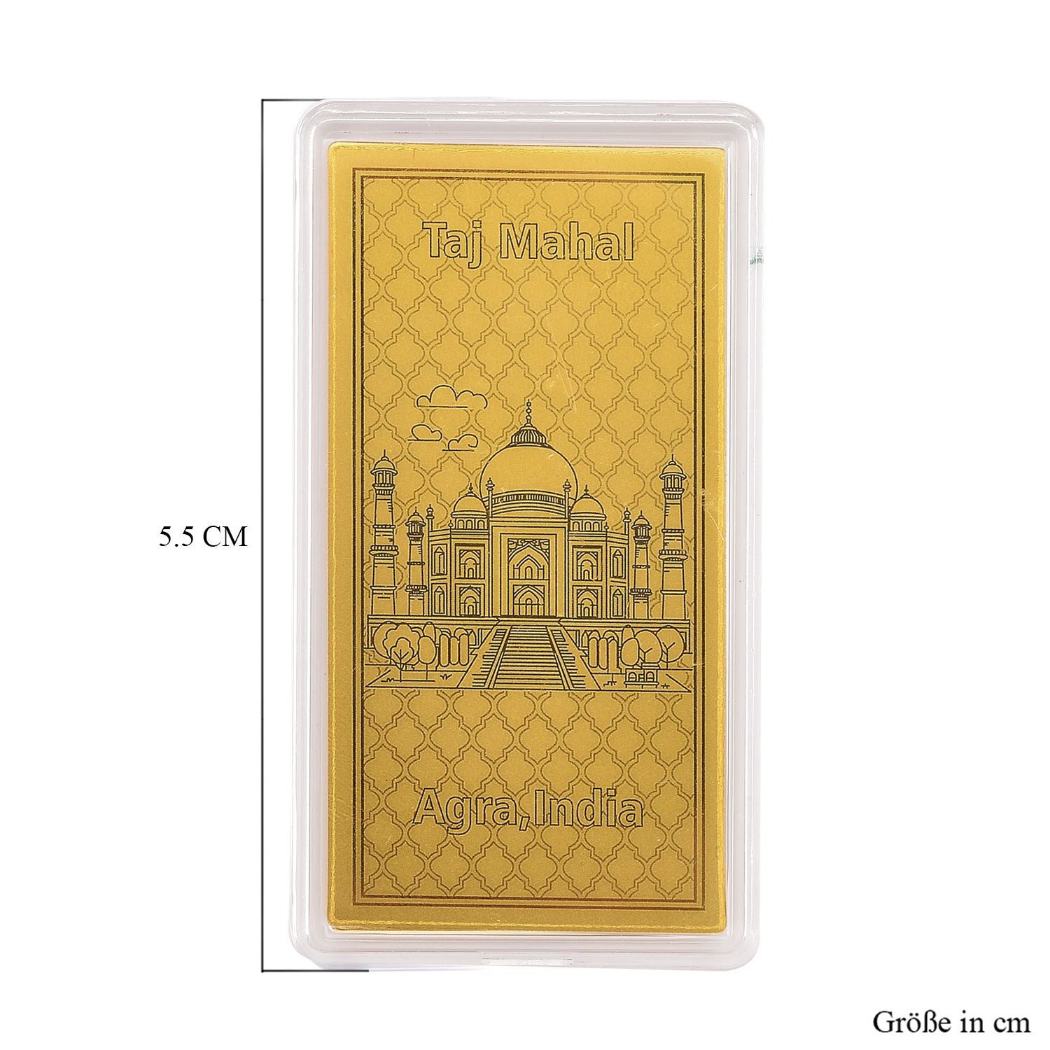 Ein Hauch von Luxus- 999er Goldplatte Taj Mahal, 100mg