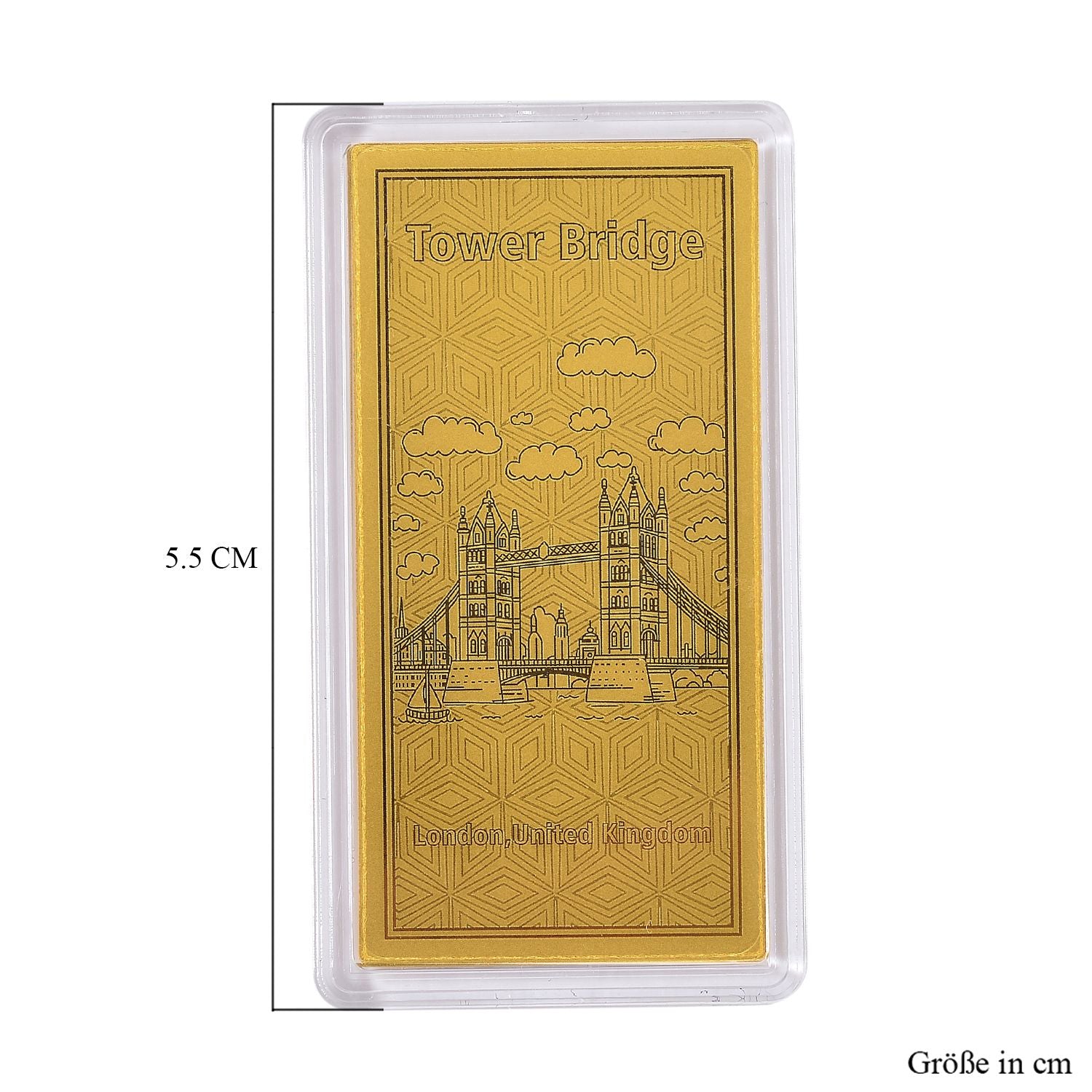 Ein Hauch von Luxus- 999er Goldplatte Tower Bridge
