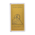 Ein Hauch von Luxus- 999er Goldplatte Große Sphinx