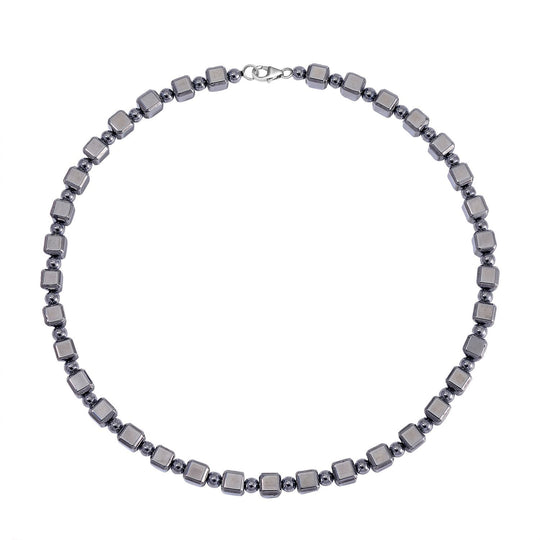 Terahertz Halskette ca. 50 cm 925 Silber rhodiniert ca. 240.00 ct