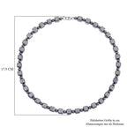 Terahertz Halskette ca. 50 cm 925 Silber rhodiniert ca. 240.00 ct