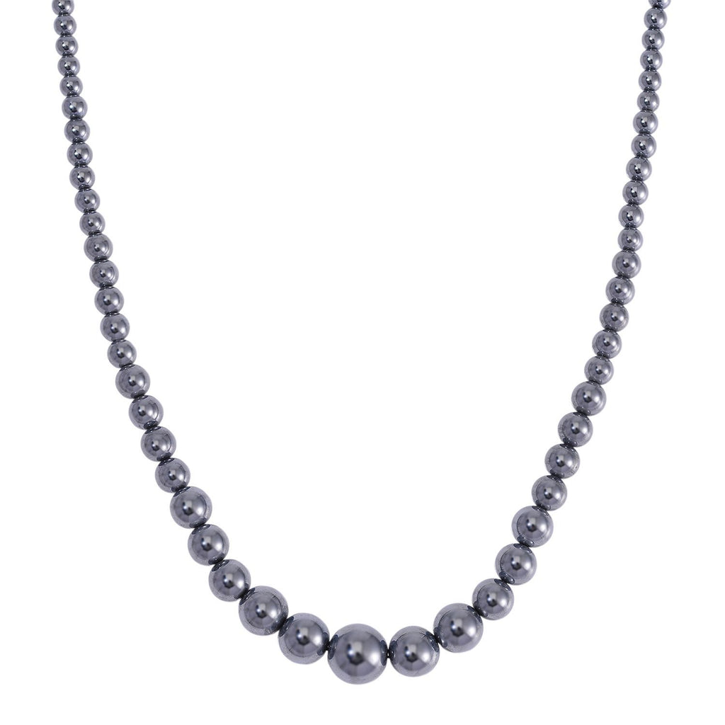 Terahertz Halskette ca. 50 cm 925 Silber rhodiniert ca. 180.00 ct