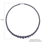 Terahertz Halskette ca. 50 cm 925 Silber rhodiniert ca. 180.00 ct