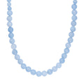 Aquamarin Halskette, 45+5 cm - 170 ct.