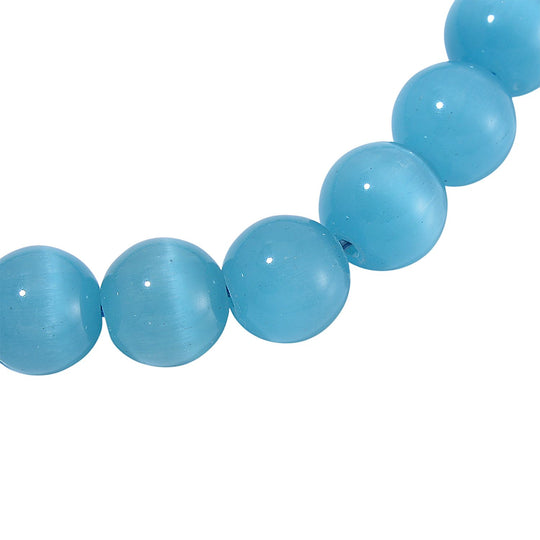 Erstellt Blaue Katzeaugen Armband Flexibel