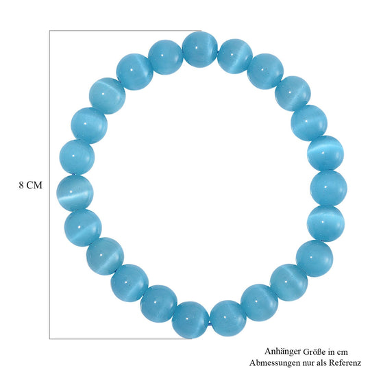 Erstellt Blaue Katzeaugen Armband Flexibel