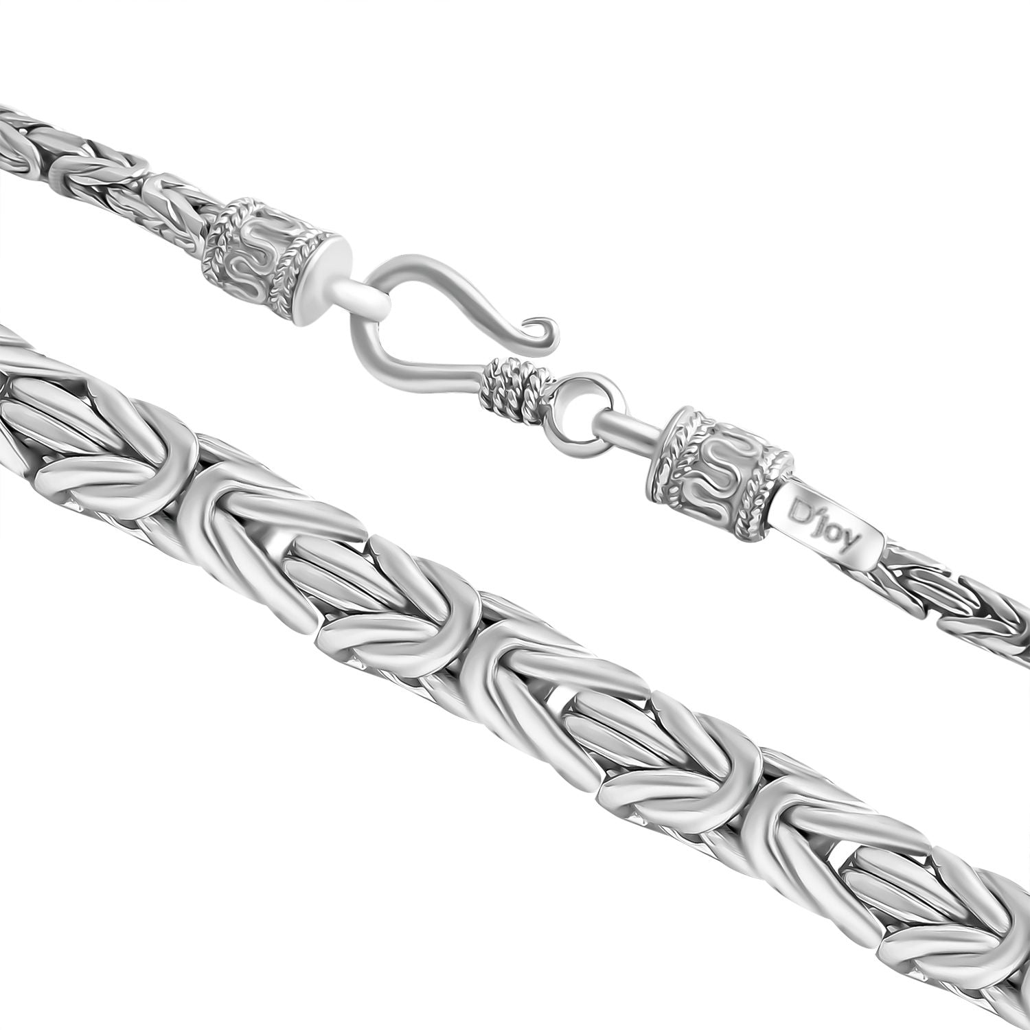 Royal Bali Kollektion - 925 Silber Borobudur Halskette ca. 50 cm ca. 51,53g