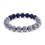 Terahertz, Lapislazuli Armband Flexibel ca. 140.00 ct